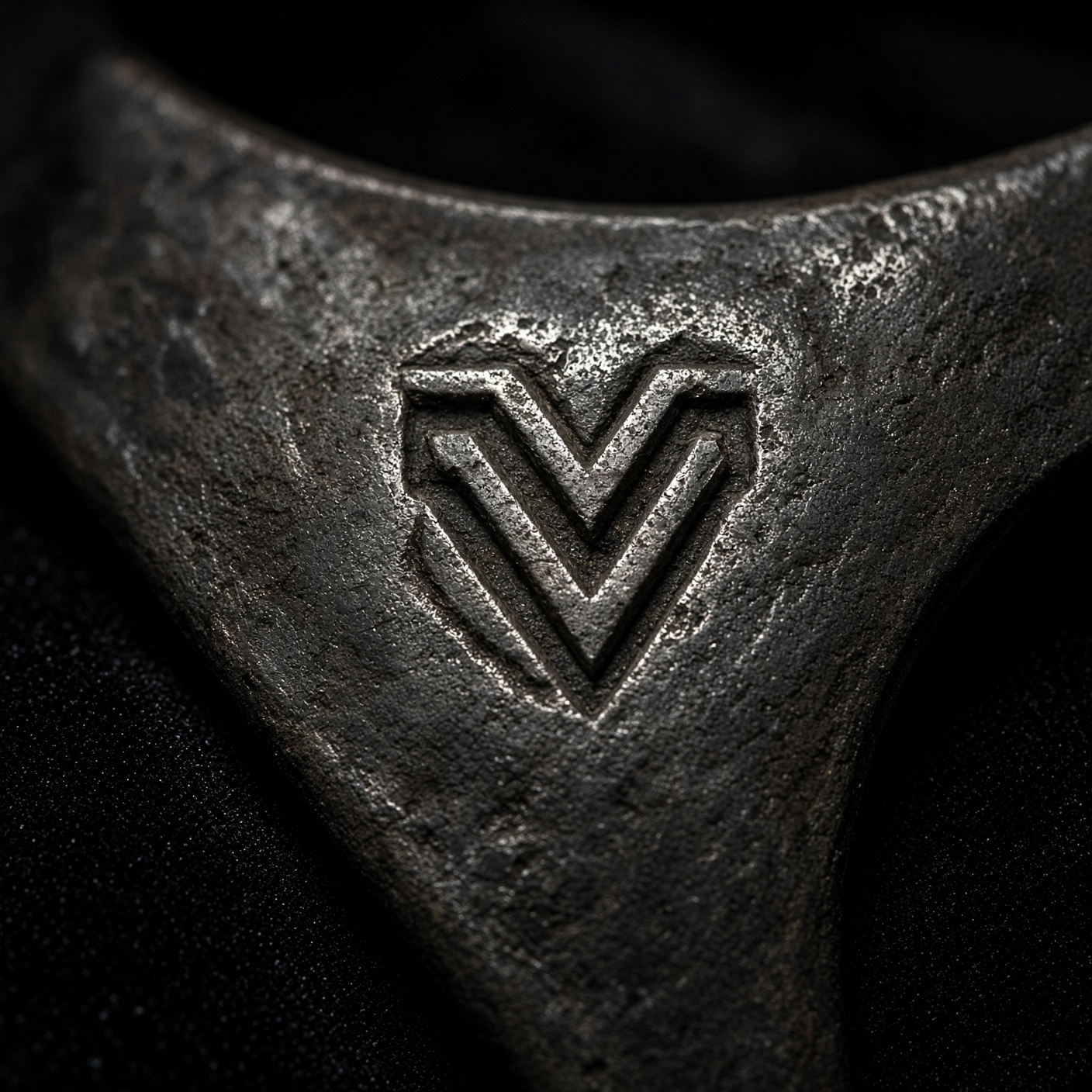Forged iron Verndr maker’s mark